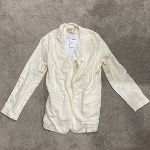 Sandrine Rose by free people ivory white jacket